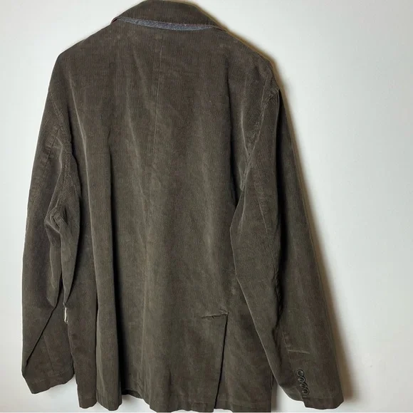 Daniel Cremieux Brown Corduroy Sport coat blazer Large - Picture 10 of 11